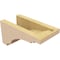 Ekena Millwork 5"W x 10"D x 5"H Wide Pescadero Rough Cedar Woodgrain TimberThane Corbel, Primed Tan CORUR05X10X05PECRCPR - alternate 3